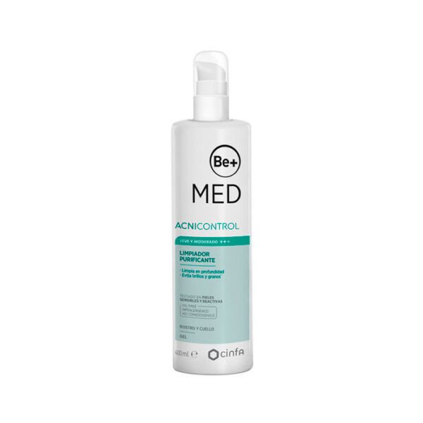 BE+ Med acnicontrol limpiador purificante 400ml