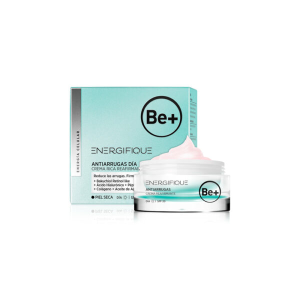 Be+ Enerfique antiarrugas crema hidratante restructurante piel seca 50ml